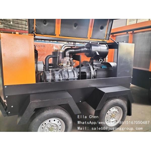 10 Bar Electric Portable Screw Air Compressor For Construction Works