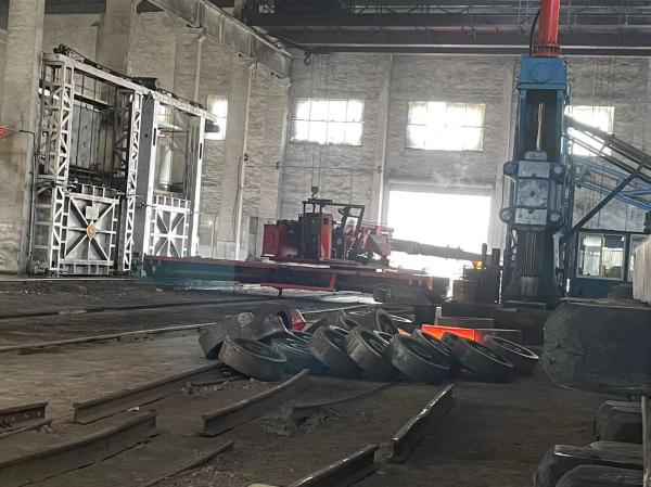 Customized Forged Crane Pulley Wheel For Quay Bridge Container Cranes