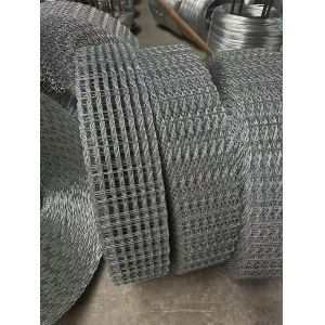 Largeur 190,5 mm Maillage de revêtement de poids en béton en rouleaux Fil galvanisé à chaud