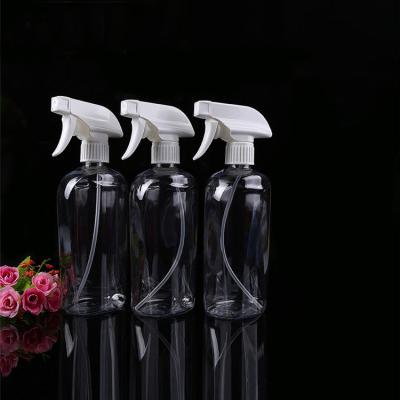 garrafa plástica do ANIMAL DE ESTIMAÇÃO do círculo do líquido de limpeza 500ml da garrafa do toalete da cozinha com pulverizador do disparador