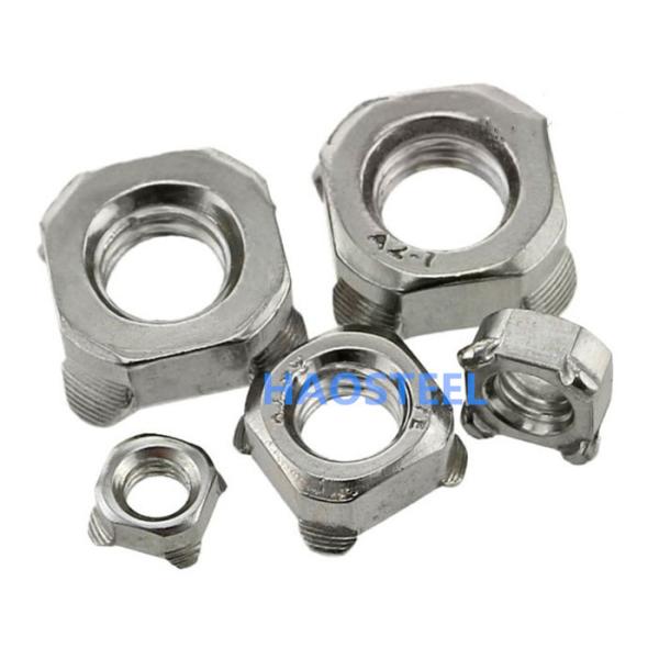 Porca de solda de aço inoxidável 201 do quadrado 304 304L 316 316L 321 2205 2520 2507