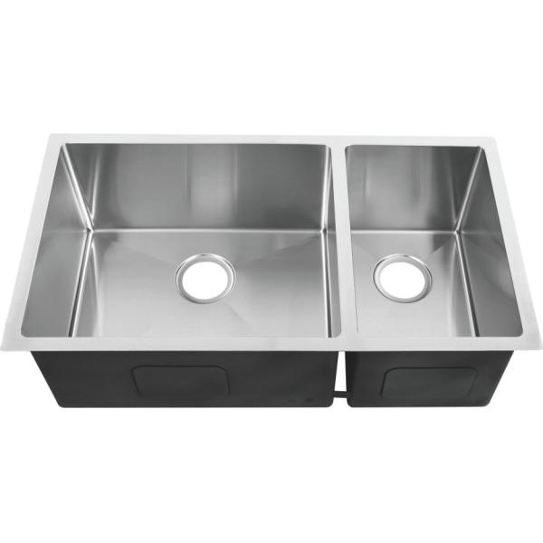 Раковина Ундермоунт шара домочадца двойная, раковина приготовления уроков кухни с большой емкостью