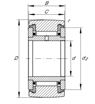 INA NATR15-X-PP-A Rolamentos de rolamento tipo jugo NATR15PPA Rolamentos de seguimento de camas