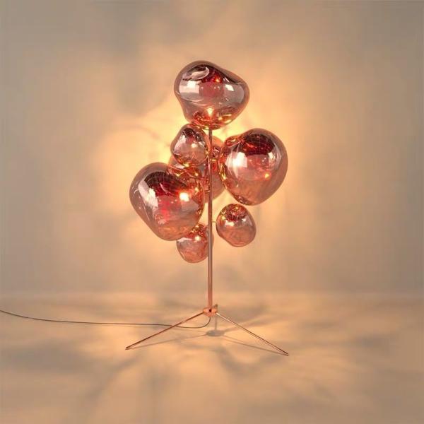 Postmodern Creative Melt floor lamps Acrylic LED lamp Lava Irregular Standing tripod lamp(WH-MFL-30)