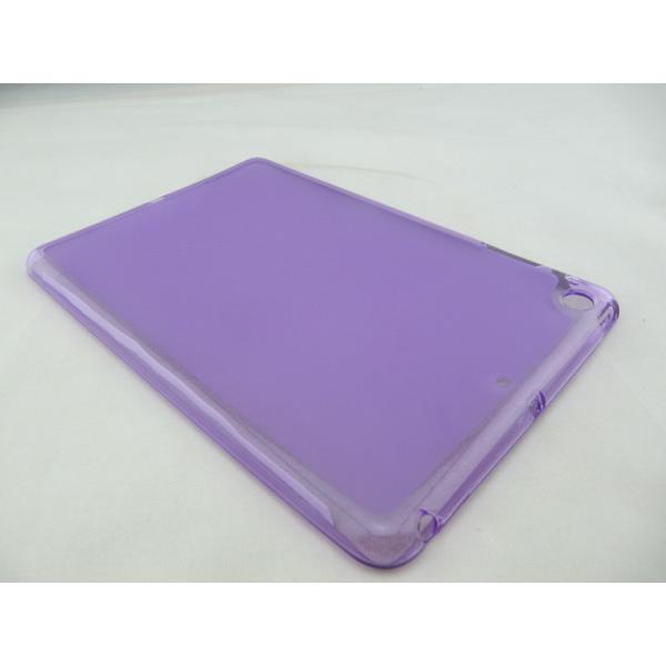 Purple Flexibility, Toughness Texture Ipad Mini Protective Case / Cell Phone Accessory With Custom Logo