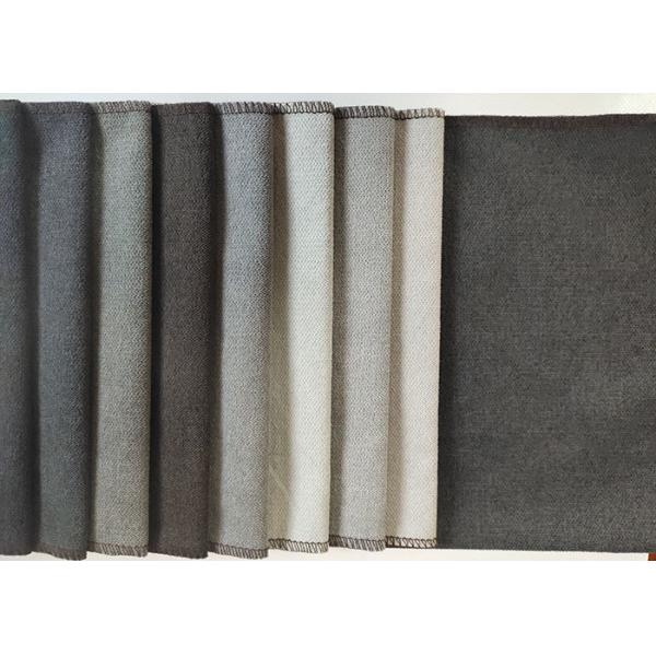 ткань драпирования Microfiber серого цвета светомаскировки ткани софы 145cm простая