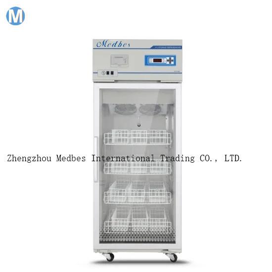 CE Certified 4 C 120L-1000L Blood Bank Refrigerator