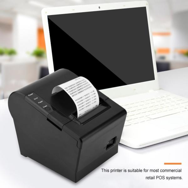 wholesale 3'' 80mm lan+usb port anto cutter printer thermal printer POS receipt printer