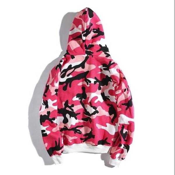 ODM Leisure Sports Team Hoodies Spring Camouflage O Neck Hoodie