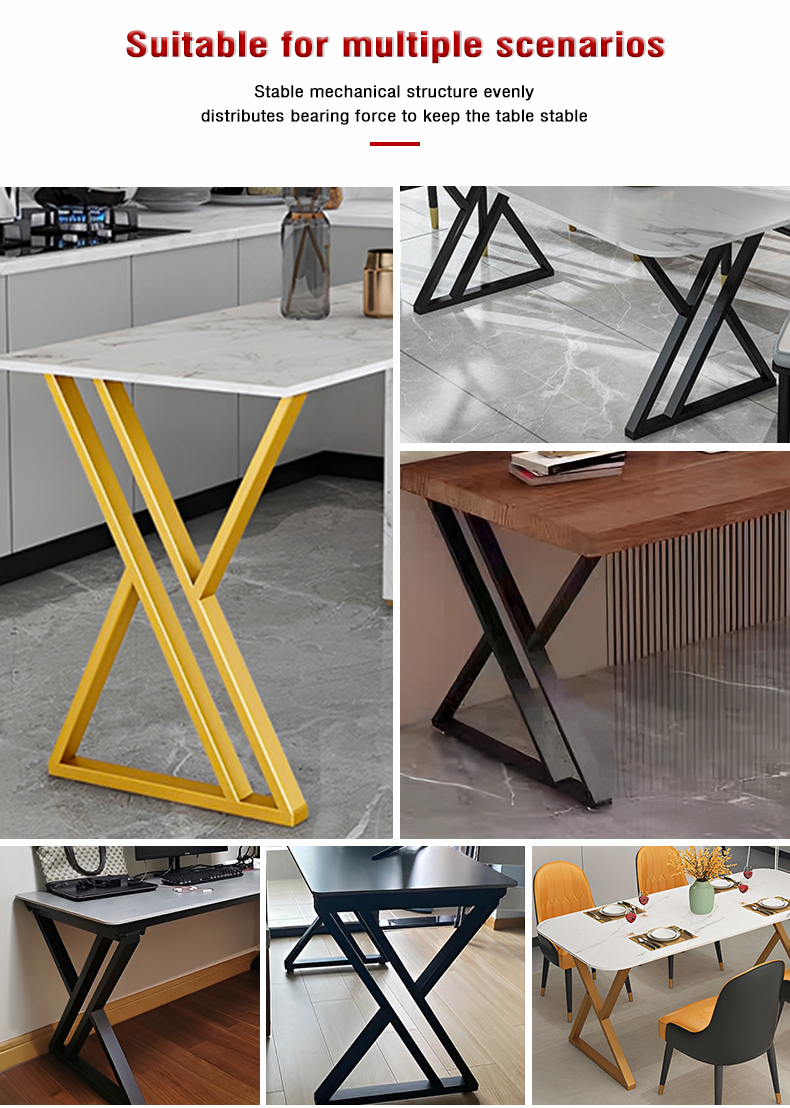 Table Frames Modern Restaurant Desk Steel Bench Coffee Dining Furniture Metal Cast Iron Heavy Duty Office Gold Table Legs