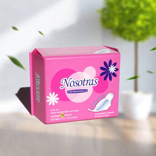 Preço Barato Wingless 155MM sanitário pad para cuidados femininos pad senhoras sanitário descartável guardanapo