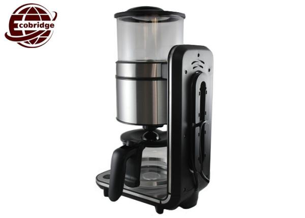 8-10 Cups Household Coffee Makers High End Stainless Steel Trim One Button Switch