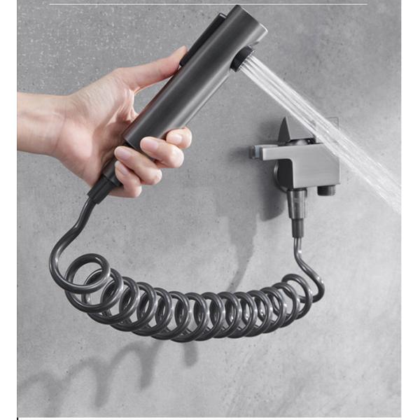 Набор спрейера мытья биде Shattaf белых аксессуаров Bathroom SS304 портативный