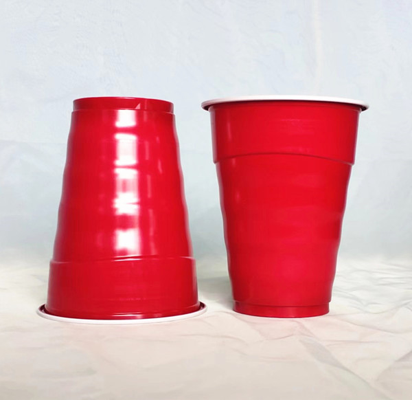 18 Oz PP PS Disposable Party Plastic Cups For Beer Pong Plastic Wedding 560ml
