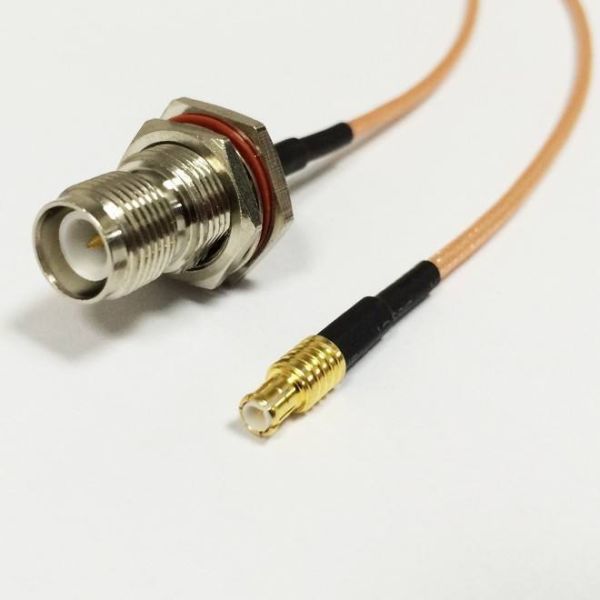 TNC Male Crimp Type Plug Connector RF Coaxial Cable with IP67 Brass Housing for RG58 RG223 RG316 DC-11GHz