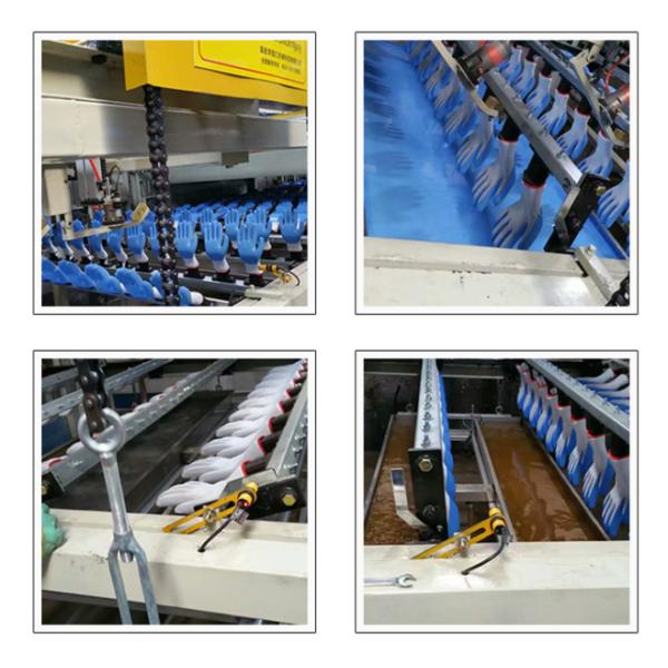 10 перчаток хлопка работы датчиков 50grams естественных белых