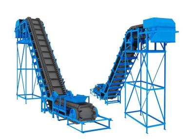 Continuous Transporting Corrugated Flang 90 Degree Side Belt Conveyor