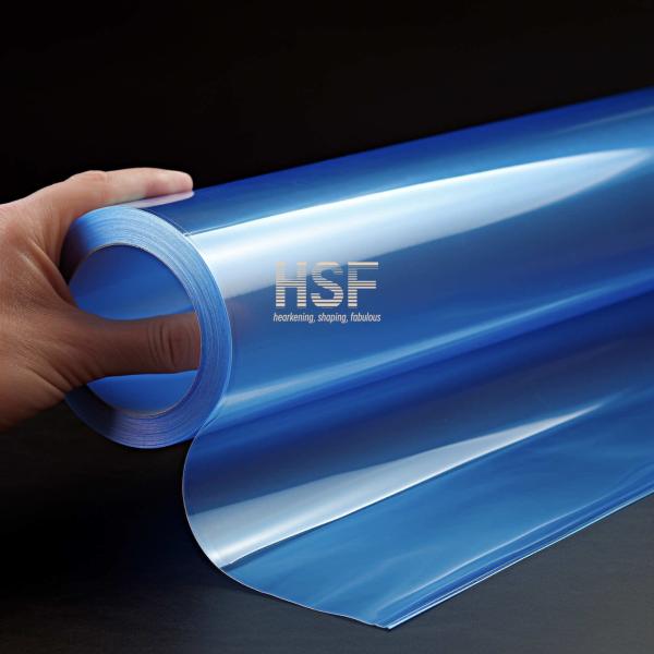 Film de protection antistatique en PET bleu de 36 um Emballage des dispositifs médicaux