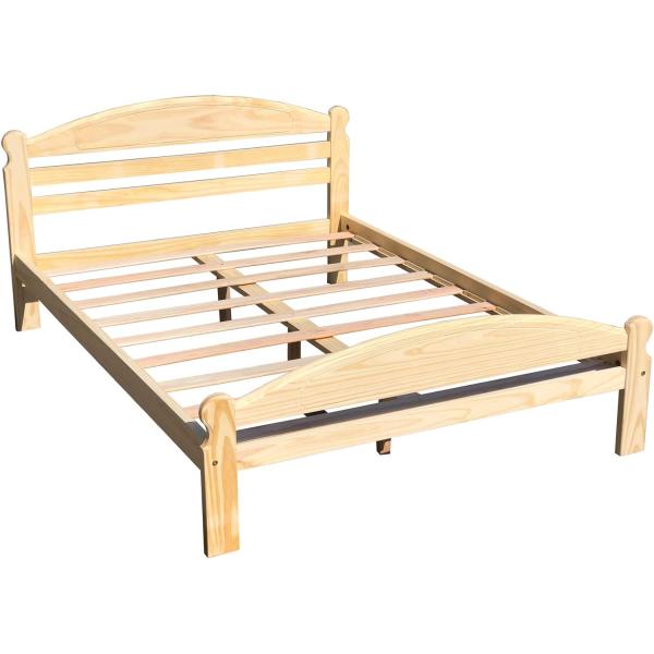 Hardwood Slats Support Wooden Bed Frame High Quantity Advantage for Adults Bedroom