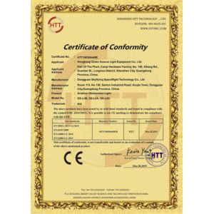 Shenzhen Green Source Light Equipment Co., Ltd. Сертификации