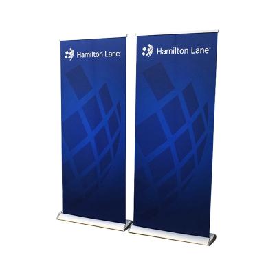 Conference Event Roll Up Banner Display Double Side Non Toxic Material Smooth Surface
