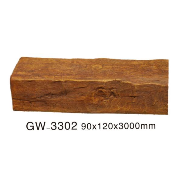 GW-3302 Hot Sale Easy To Install Bedroom Pu Decorative Ceiling Beams