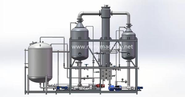 Stainless Steel Multi-Effect Falling Rising-Film Evaporator for Gelatin Direct Supply