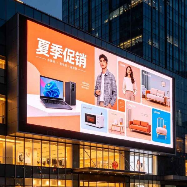 P2.5 Outdoor LED display screen, shopping mall activity screen, outdoor high protection, high brightness, high durability large screen