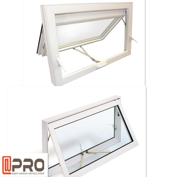 Vidro barato superior do toldo da janela da janela de vidro do toldo do tratamento de superfície de Hung Casement Window Powder Coating do quadro de alumínio