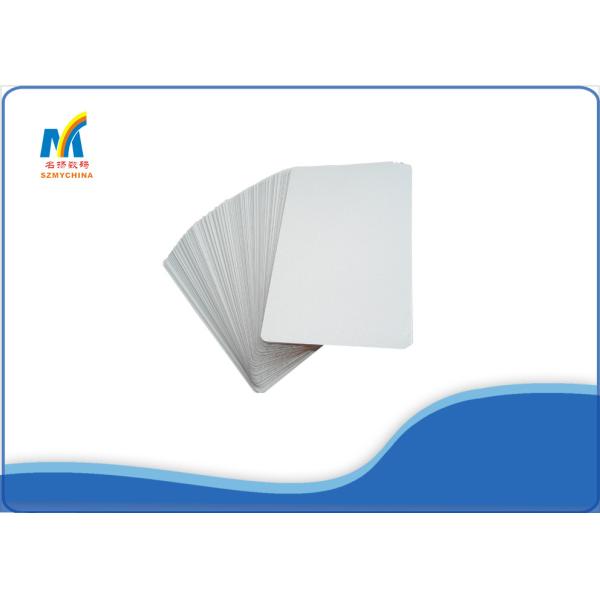 86 * 54 Mm Blank Metal Business Cards Aluminum With DIY Straight Design