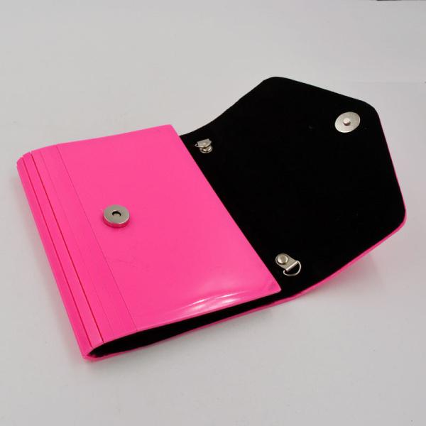 Elegant Luxury Cosmetic Evening Clutch Bags Carton Pink Clutch Envelope Bag