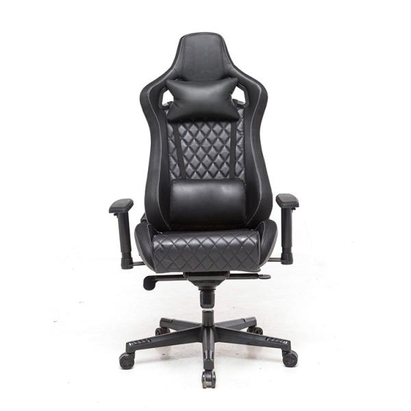 360 Swivel and Height Adjust Iron Frame Gaming Chair for Ergonomic Gaming Experience