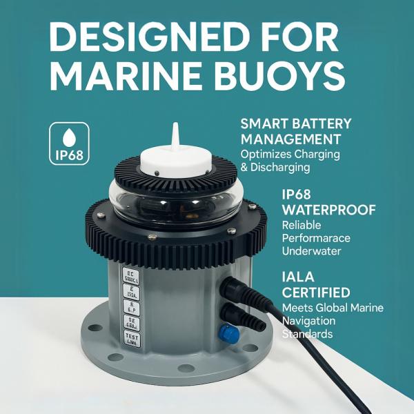 LED Navigation Buoy Lights Smart AtoN Marine Lantern IP68 For Harsh Sea Conditions