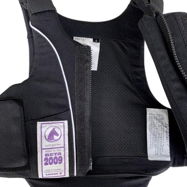 Kids' Protective Horse Riding Vest with Other Features Made of Cotton Fabric