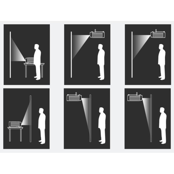 4800 Lumen 4K Laser Short Throw Projector With 16W Speakers For Versatile Projection Options