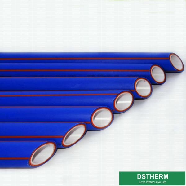 PN10 PPR Hard Plastic Pipe , Plastic Hot Water Pipe Wall Smooth Long Service Life
