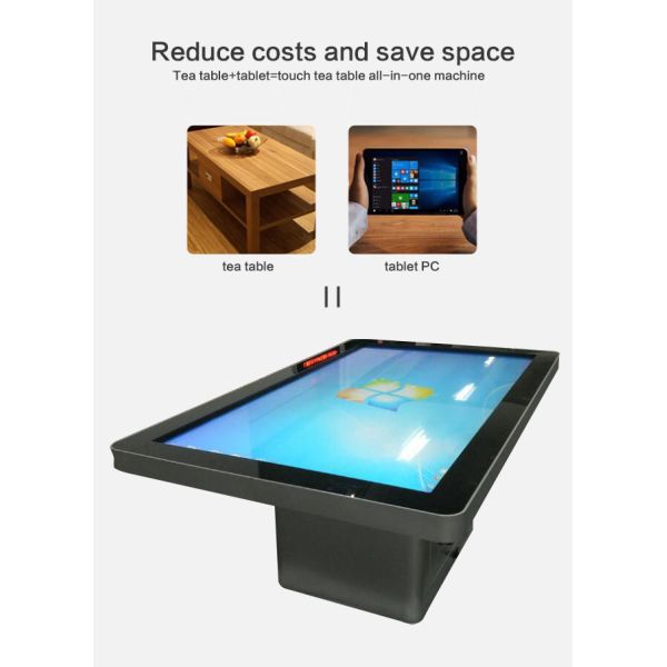 75 inch Intelligent Interactive Multi-touch Table Object Recognition Platform Multi-touch Interactive Software
