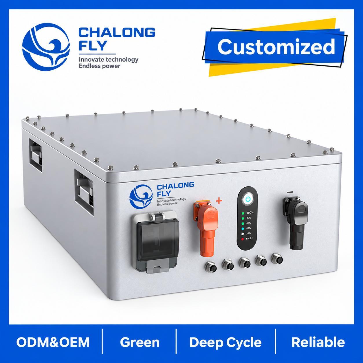 102.4V 125Ah LiFePO4 Electric Boat Battery 12.8kWh with CAN RS485 for High-Voltage Marine Propulsion