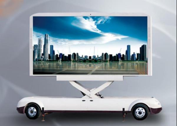 Trailer Vehicle LED Display , Led Mobile Billboard Low Consumption Power