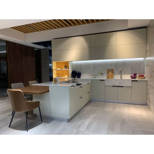 Modern Design Ready to Assemble L Shape Kitchen Cabinet with Eco-Friendly Material