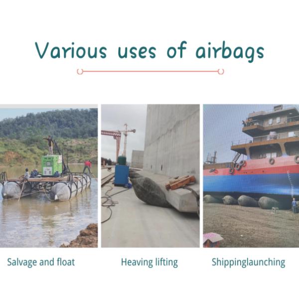 Подушки безопасности морского спасательного корабля спасательной жизни подводные резиновые промышленные раздувные