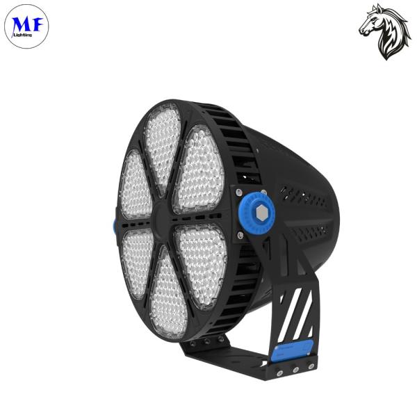 1200 Вт светодиодный высокомощный стадионный свет 150 мм / Вт IP66 водонепроницаемый светодиодный светодиодный наводнительный свет с CE RoHS для теннисных спортивных полей