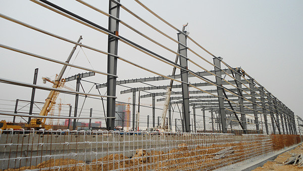 Customized Structural Steel Shed Quick Installed Prefabricated Metal Building