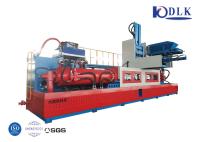 Cilindro dobro horizontal da máquina hidráulica do carvão amassado da sucata de metal