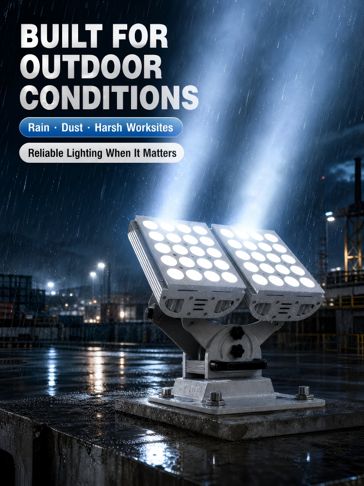 IP67 Waterproof LED Flood Lights DMX512 Control 108W 6500k CE ROHS For Residential Buildings