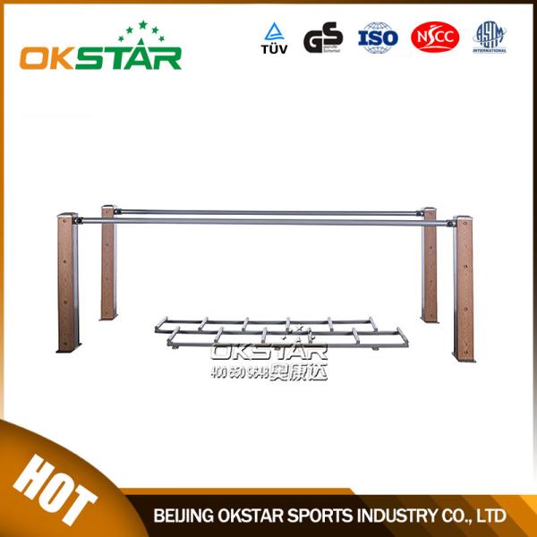 wood Lower limb walking training apparatus for old people outdoor fitness