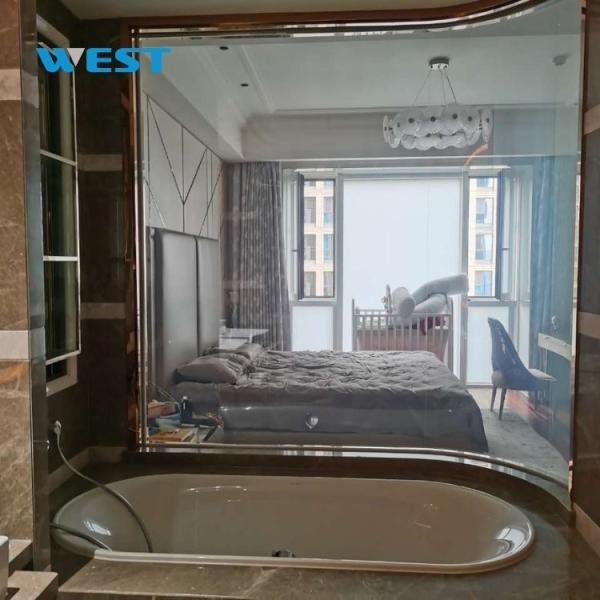 Film de verre à opacité variable VLT 89% résistant à l'humidité pour espaces résidentiels