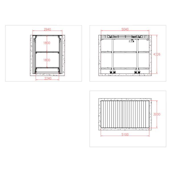 220V / подземная паркуя система 380V для зацепленной вынуждающей системы мотора