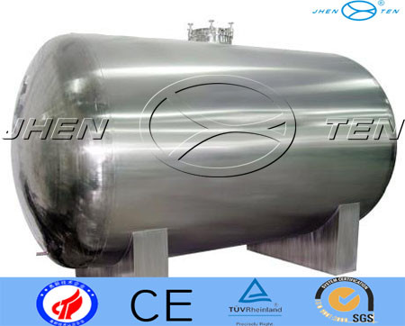 Horizontal Bladder Water Tanks Stainless Steel Water Tank For Fermentation