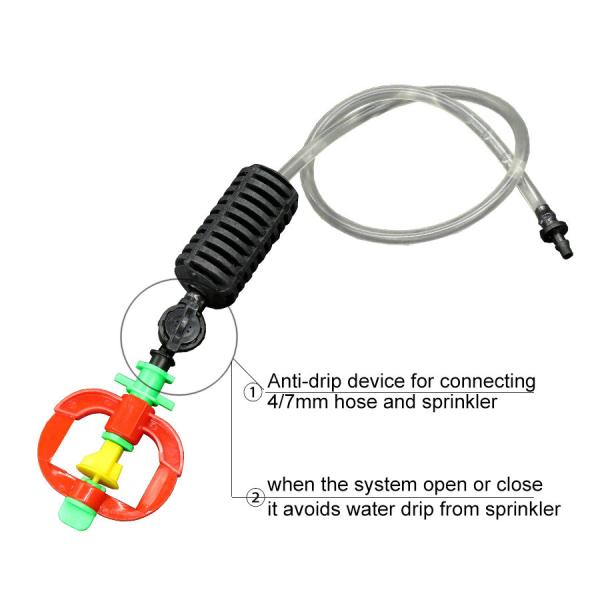O micro pesado do martelo pulveriza o bocal 2 mede a mangueira do Pvc de 4/7mm